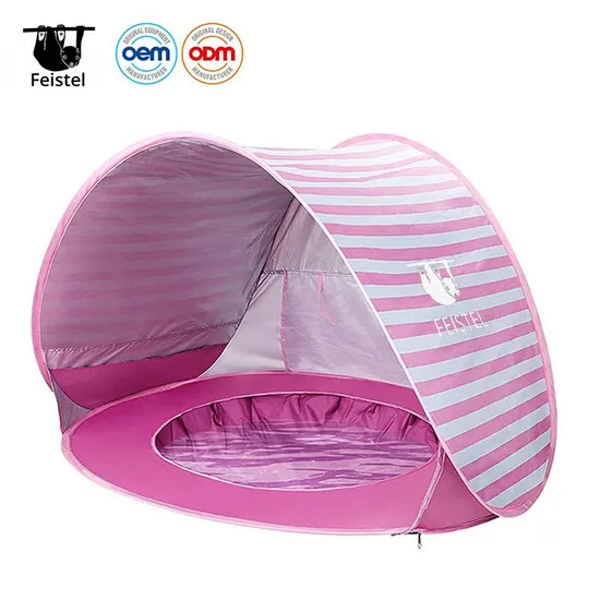 Carpa de playa de lujo con refugio solar ultraligero fácil de transportar para eventos al aire libre